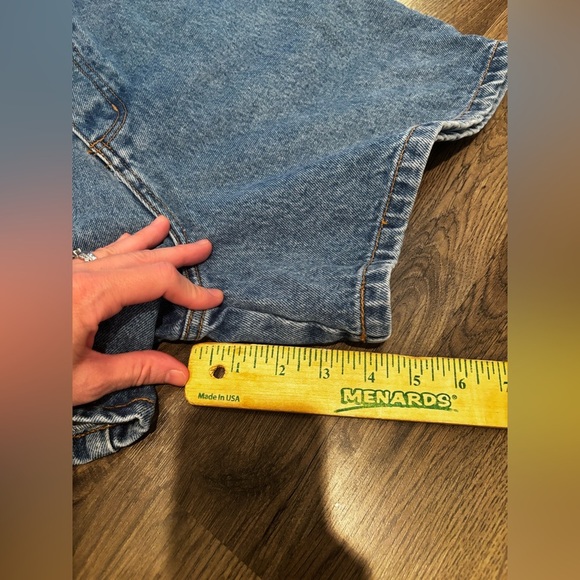 Vintage Falls Creek Women's Blue Jean Shorts size 14 jorts denim basic - Picture 4 of 9